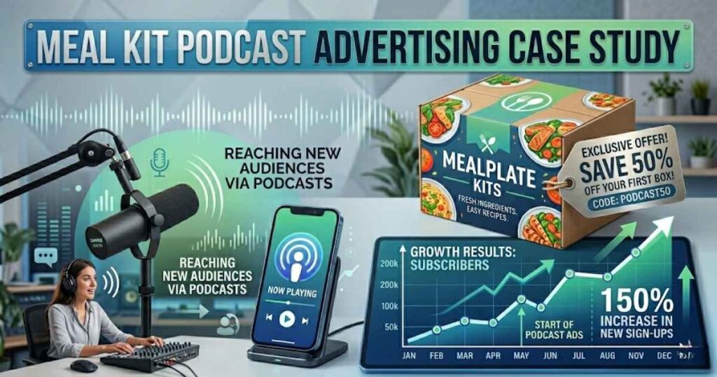 Meal kit brand using podcast ads to drive growth