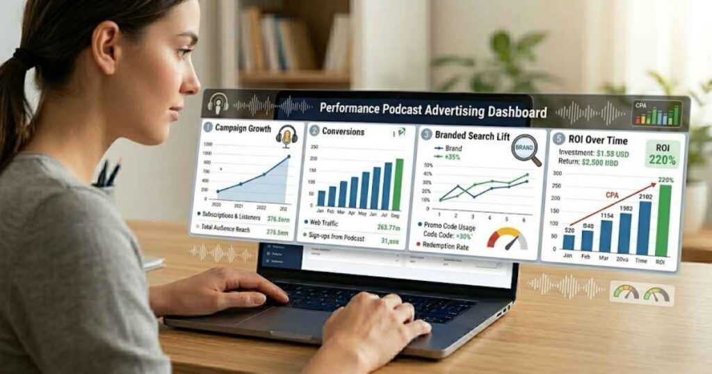 Performance Podcast Advertising Analytics Graph